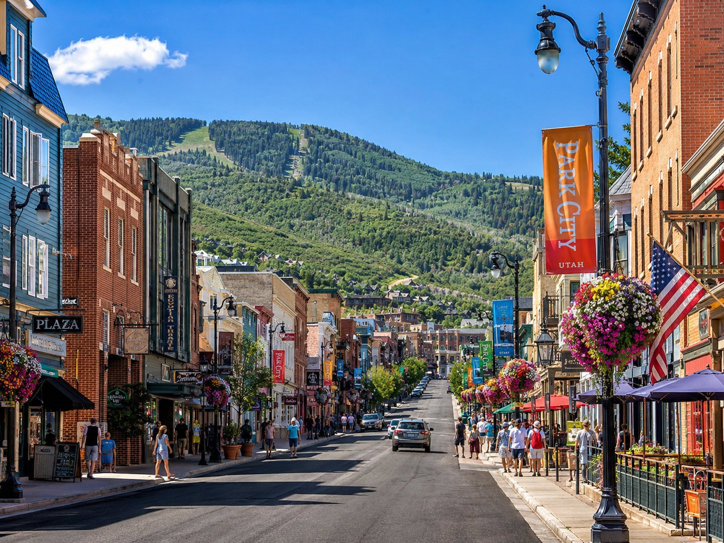 Park City, Utah luxury real estate in summer